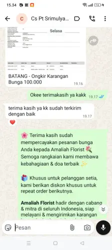 Testimonial Papan Bunga parepare